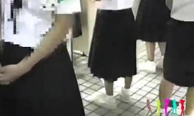 Mystery skirt turning hentai man gangs inside while skimming the skirt by himself