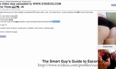 She has a pimp! - the smart guy's guide to escorts part 4
